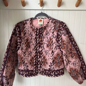FARM Rio Glam Tapestry Quilted Jacket